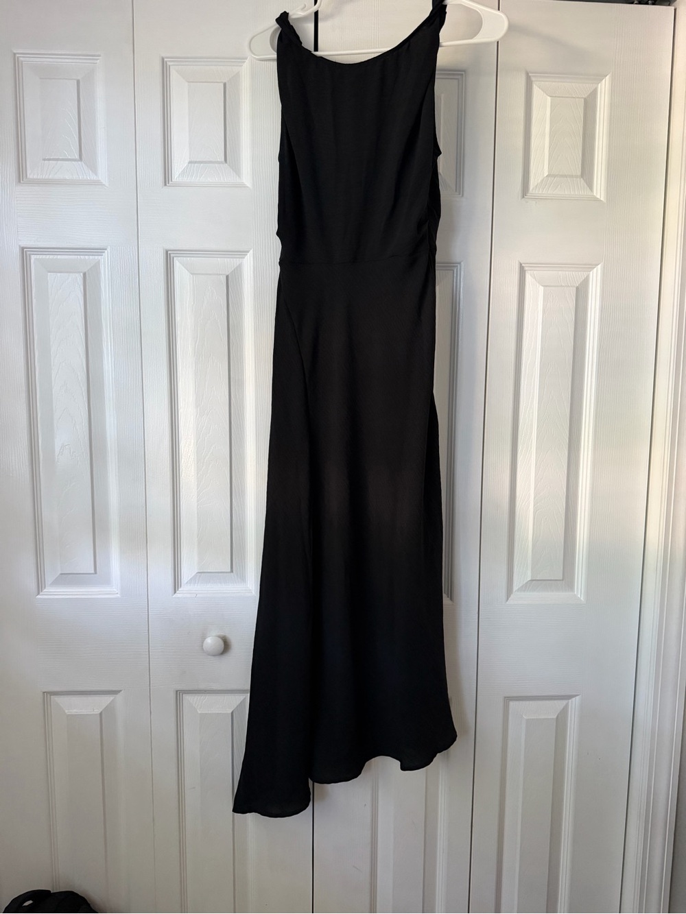 Mango Black Maxi Slip Dress